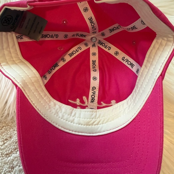 G/FORE Womens Girls Golf Too Cotton Twill Relaxed Fit Snapback - Picture 3 of 3